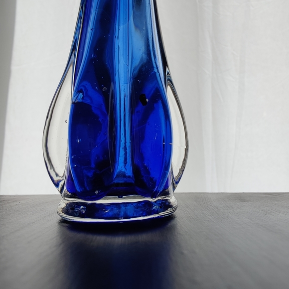 Vintage Cobalt Blue 🔵 Mini Swung Vase - Picture 4 of 11